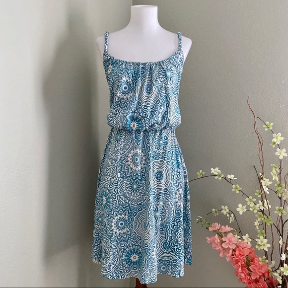 LOFT Dresses & Skirts - LOFT Geometric Floral Print Dress